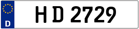 Truck License Plate